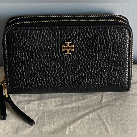 Tory Burch Double Zipped Card Holder - Picture 1 of 3